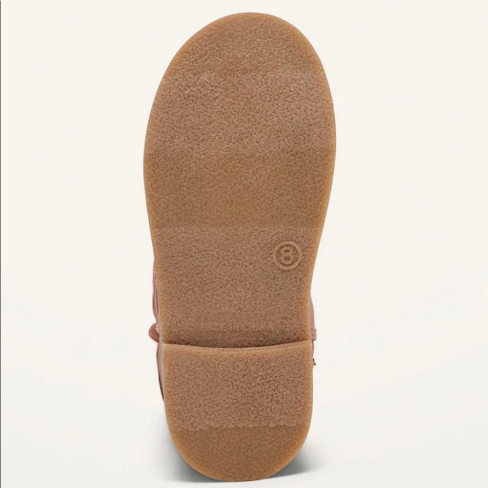 Old Navy Faux-Suede Tall Toddler Girl Boots NWT - Picture 3 of 5